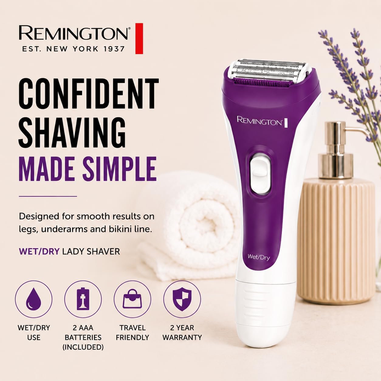 Remington Smooth & Silky Electric Foil Shaver - Image 3