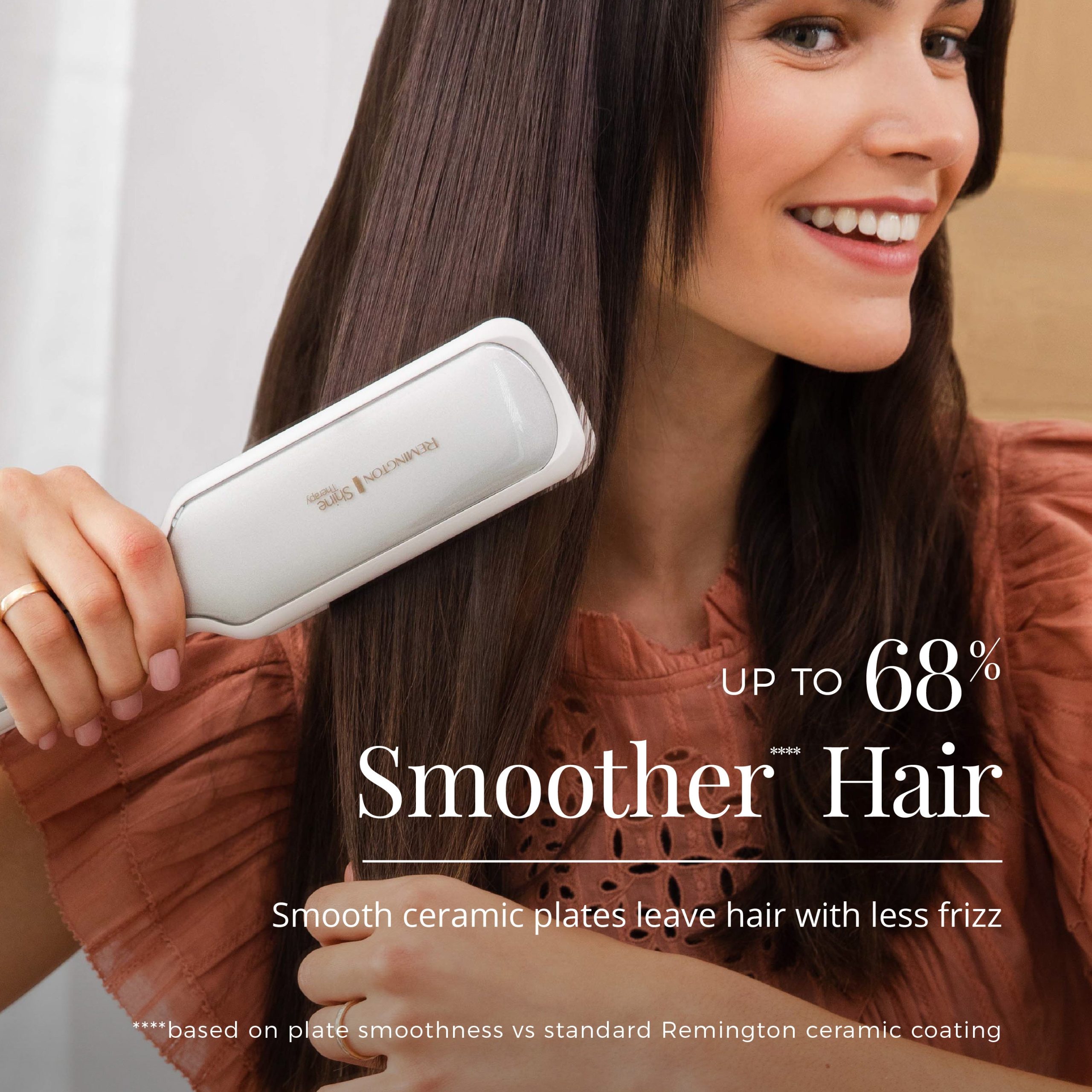 Shine Therapy™ Argan Oil & Keratin Infused 2 Inch Hair Straightener/Flat Iron - Image 6