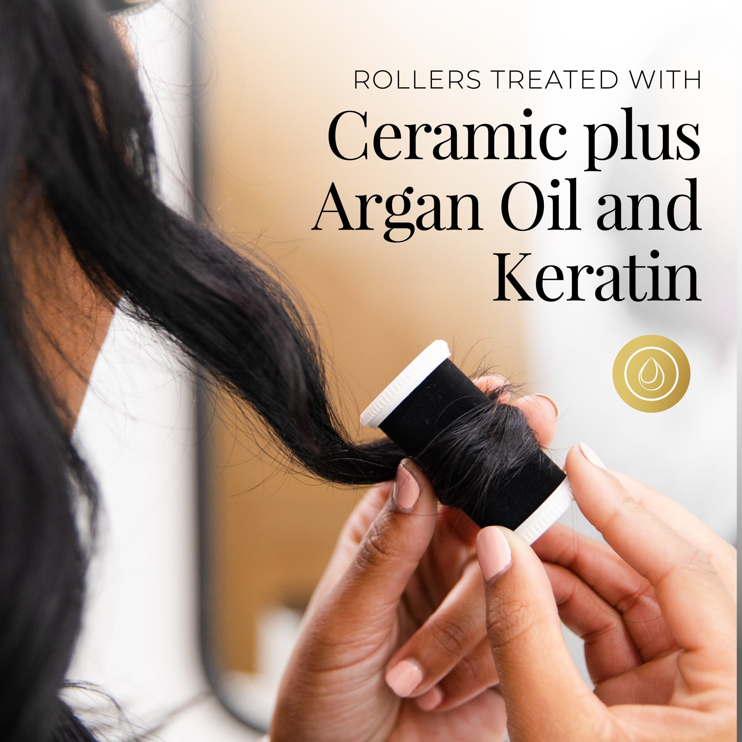 Shine Therapy™ Hot Rollers with Argan Oil & Keratin - Image 4