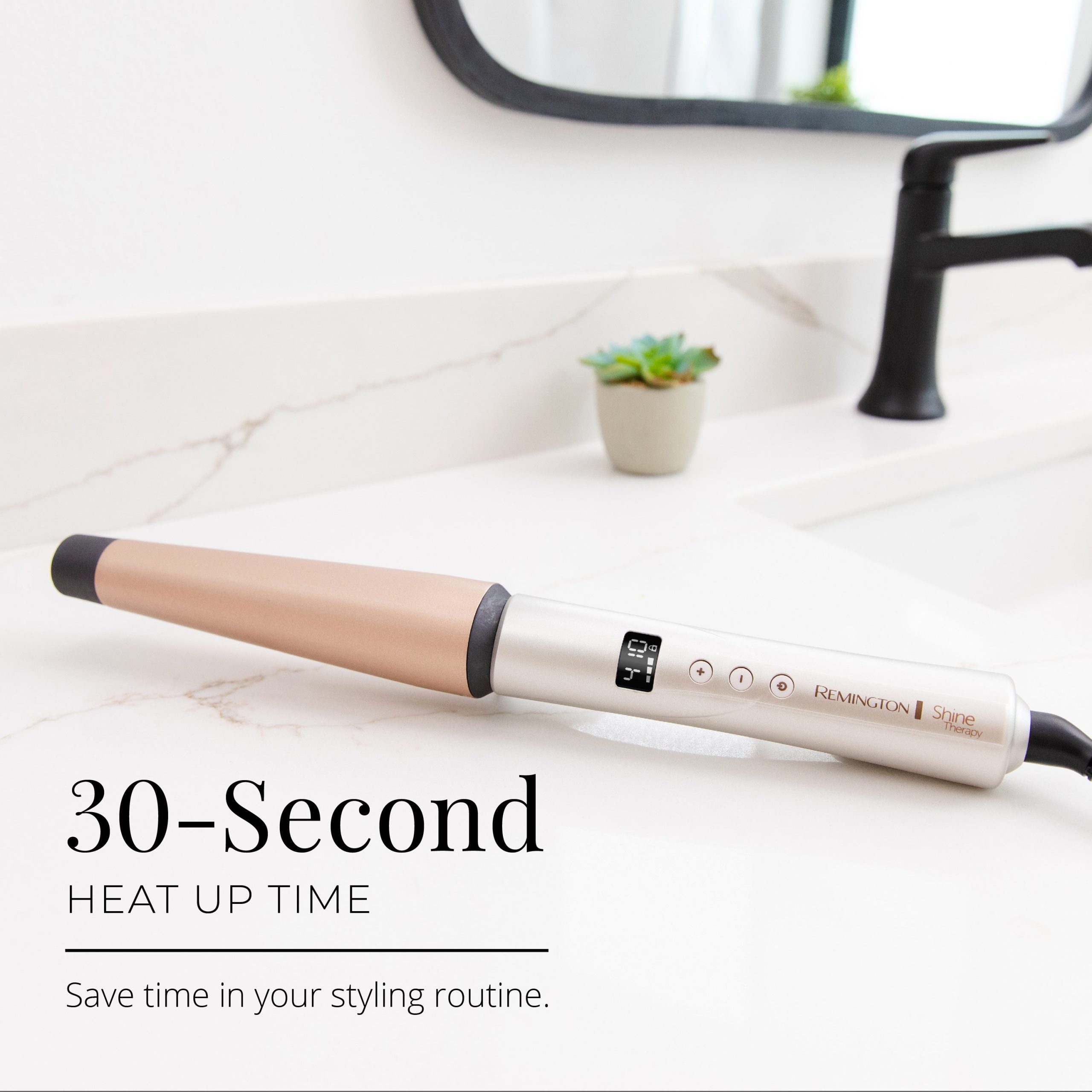 Shine Therapy™ 1½ Tapered Curling Wand - Image 3