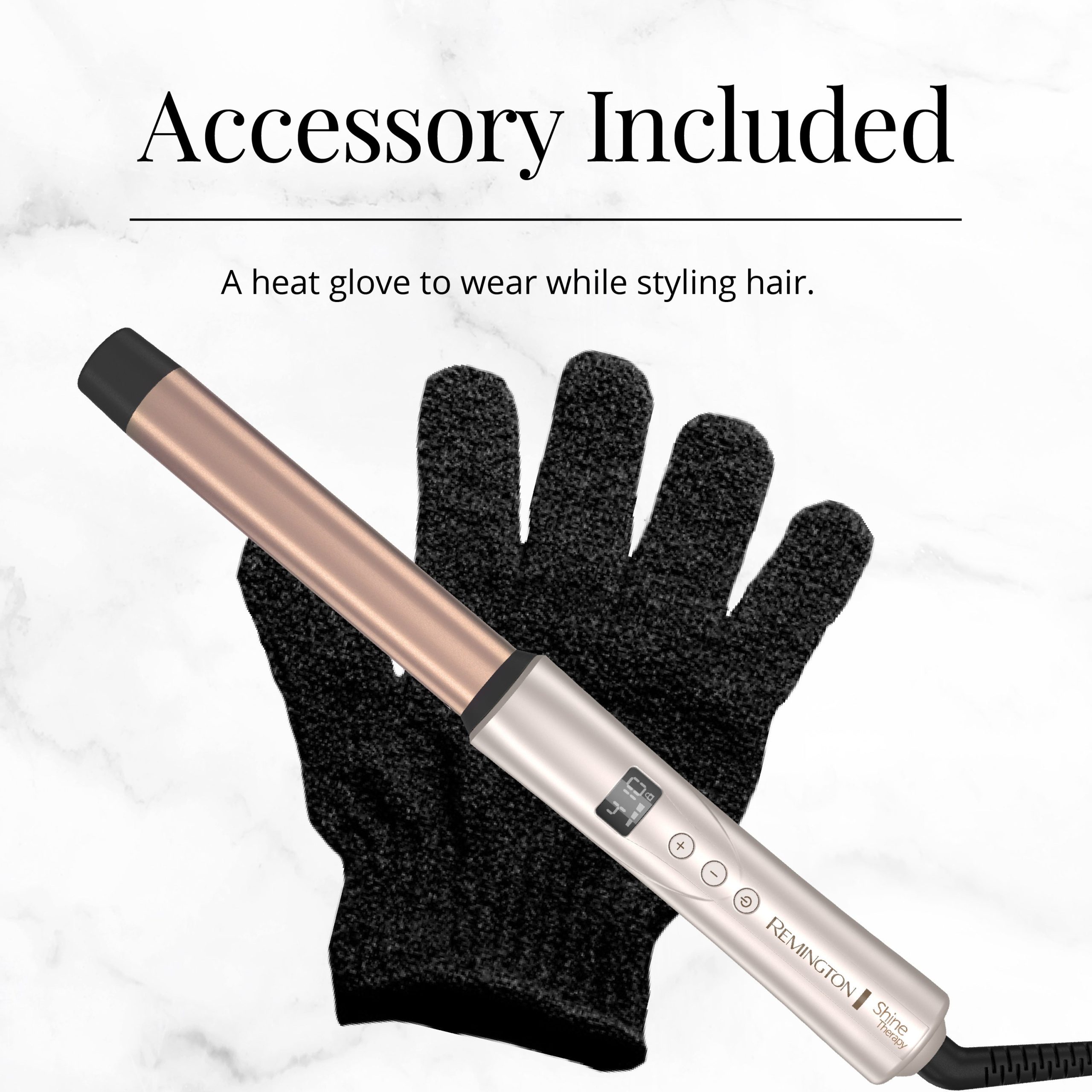 Shine Therapy™ 1 Straight Barrel Curling Wand - Image 5