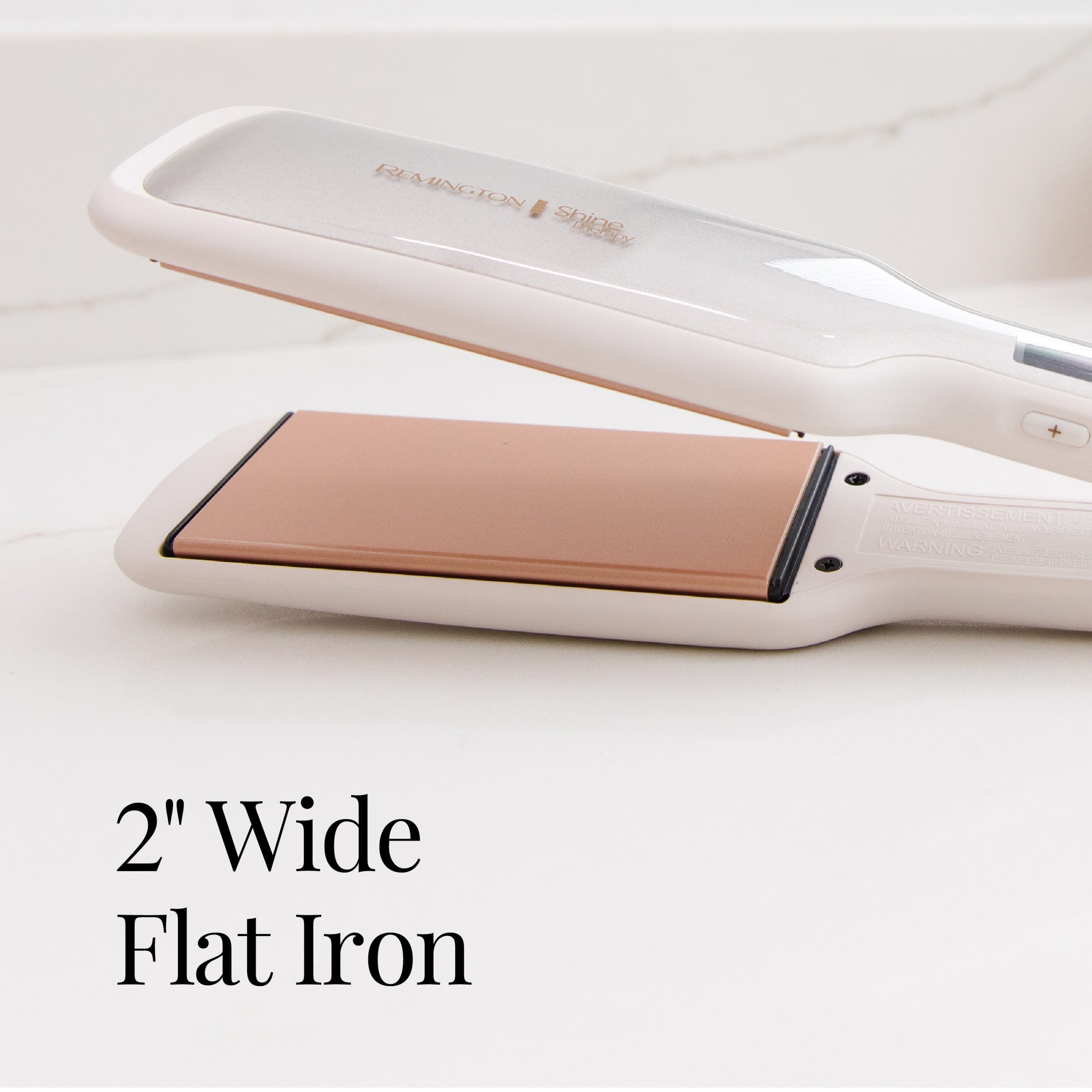 Shine Therapy™ Argan Oil & Keratin Infused 2 Inch Hair Straightener/Flat Iron - Image 4