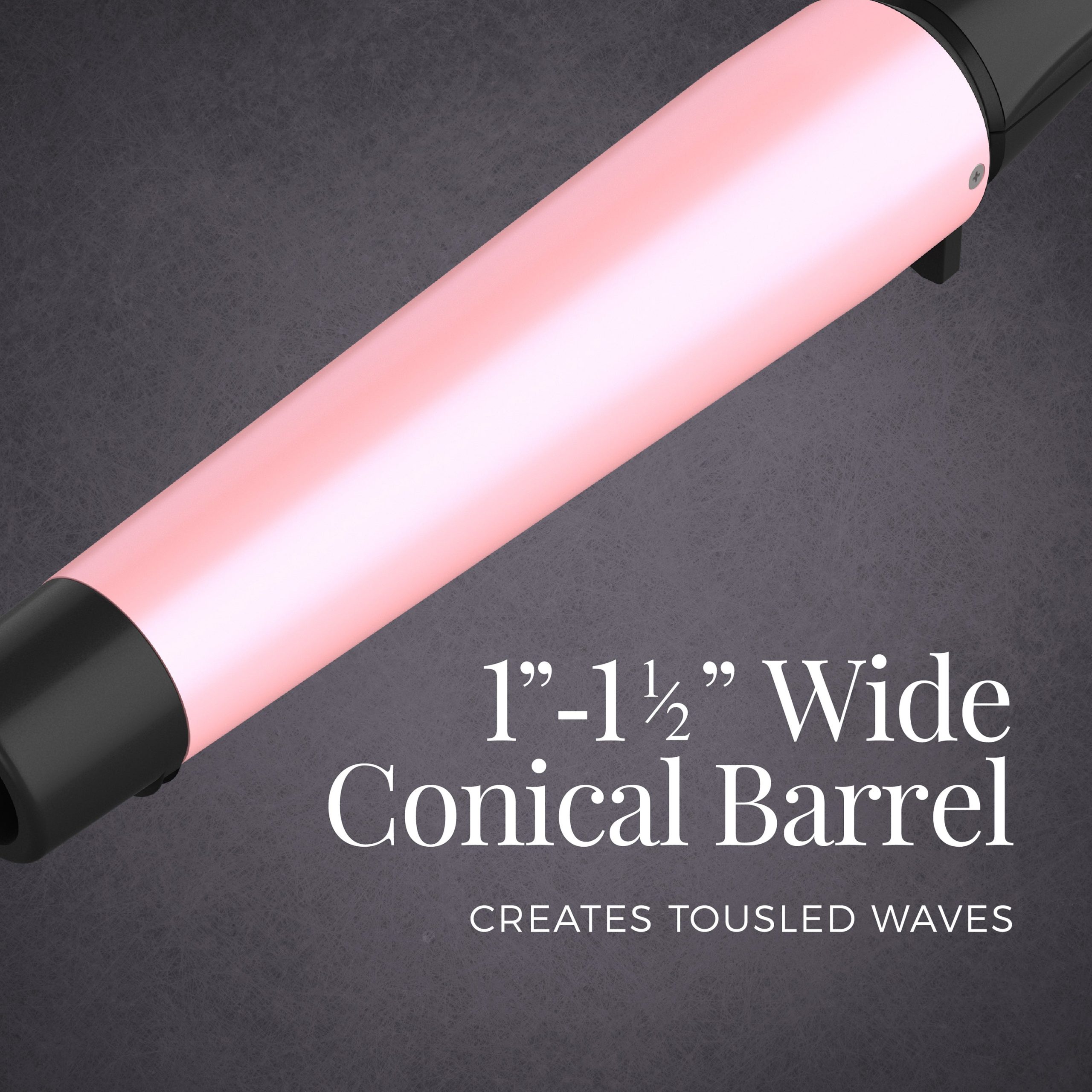 Pro 1 - 1½ Pearl Ceramic Conical Curling Wand - Image 6