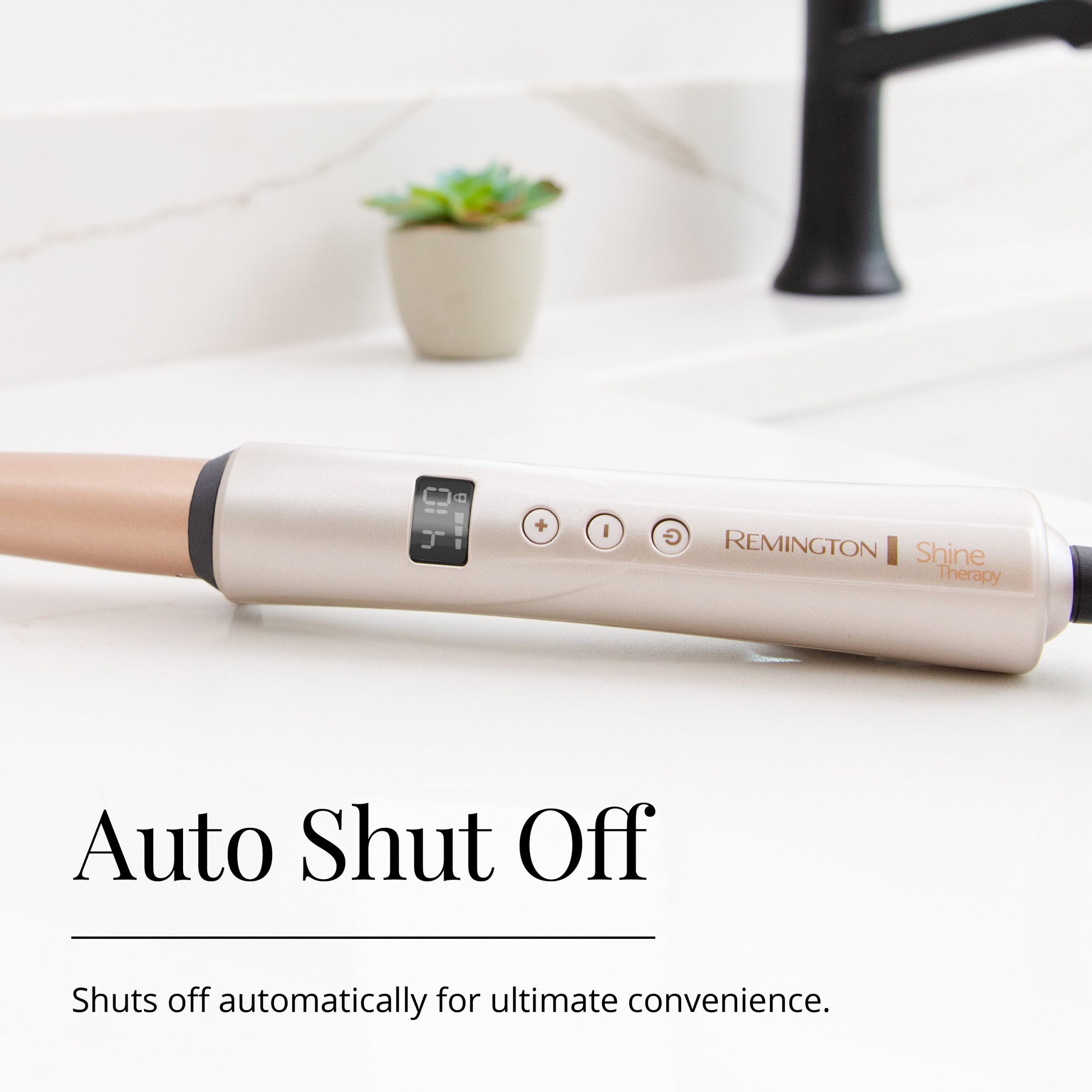 Shine Therapy™ ½-1 Tapered Curling Wand - Image 4
