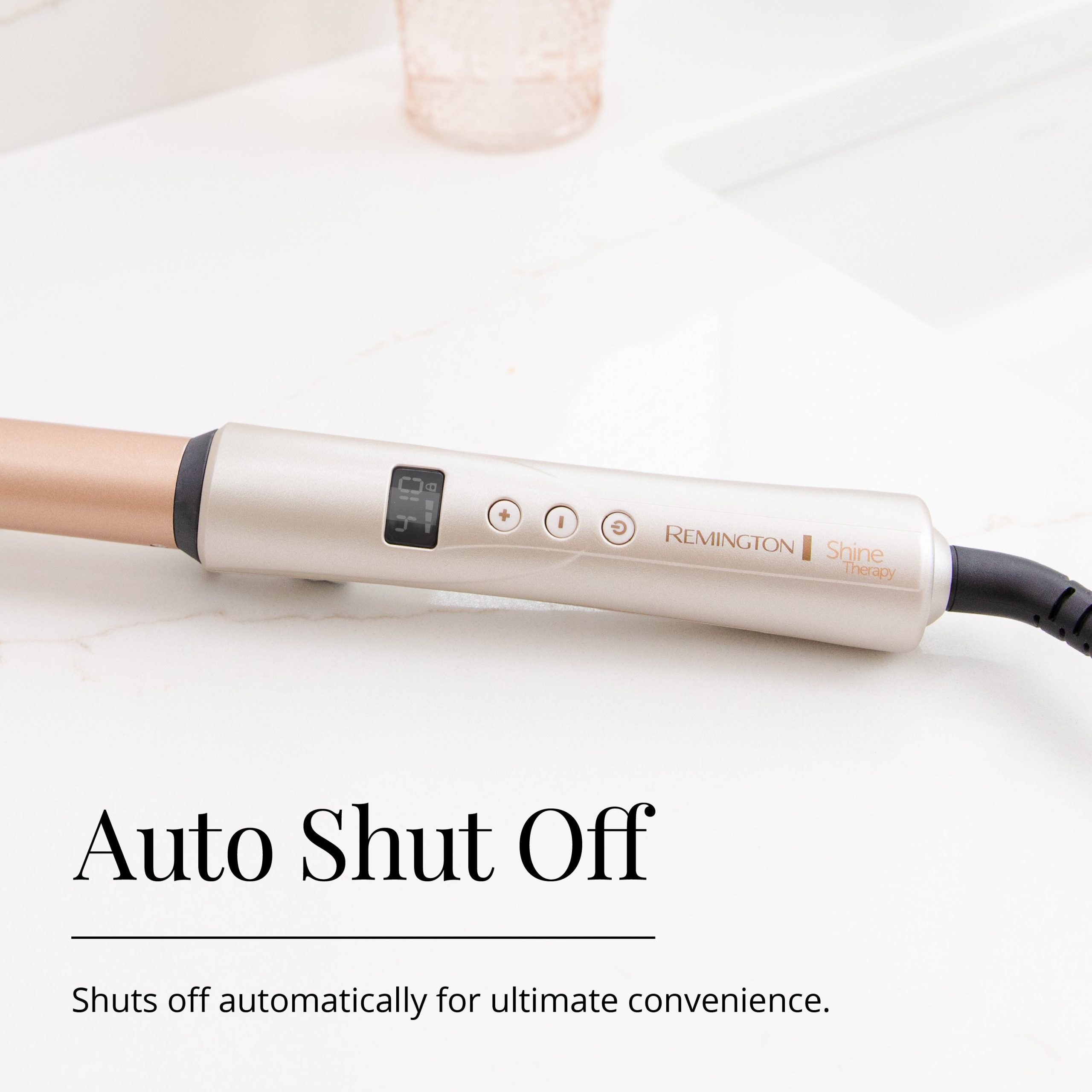 Shine Therapy™ 1 Straight Barrel Curling Wand - Image 4
